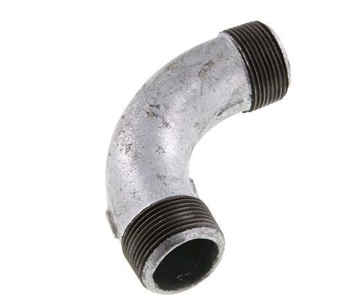 90deg Angled Pipe R1 1/4'' Cast Iron 25bar (351.25psi)