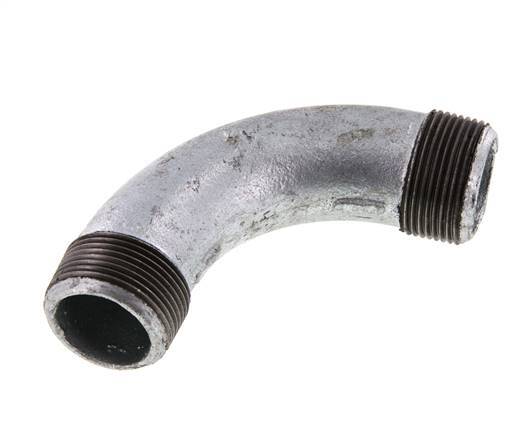 90deg Angled Pipe R1 1/4'' Cast Iron 25bar (351.25psi)