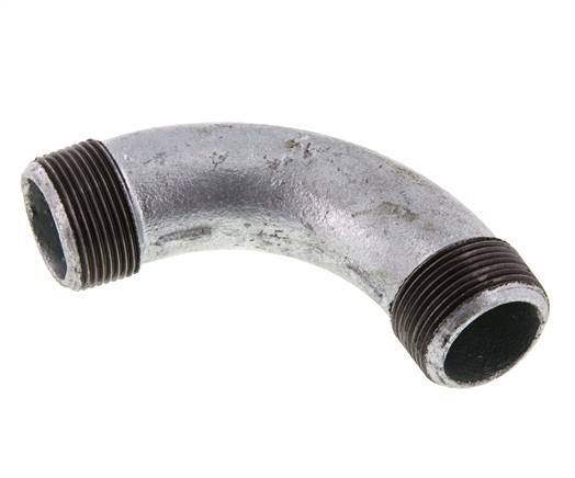 90deg Angled Pipe R1 1/4'' Cast Iron 25bar (351.25psi)