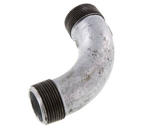 90deg Angled Pipe R1 1/4'' Cast Iron 25bar (351.25psi)