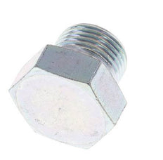 Plug G3/8'' Steel with External Hex 60° cone 425bar (5971.25psi) Hydraulic [5 Pieces]