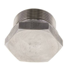 Plug G1 1/2'' Stainless steel with External Hex 60° cone 125bar (1756.25psi) Hydraulic