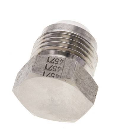 JIC Plug UNF 7/8''-14 Stainless steel 210bar (2950.5psi)