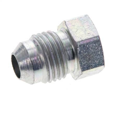JIC Plug UNF 1/2''-20 Steel 275bar (3863.75psi) [5 Pieces]