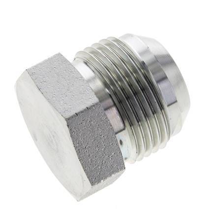 JIC Plug UN 1-3/16INCH-12 Steel 170bar (2388.5psi)