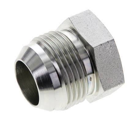 JIC Plug UN 1-3/16INCH-12 Steel 170bar (2388.5psi)