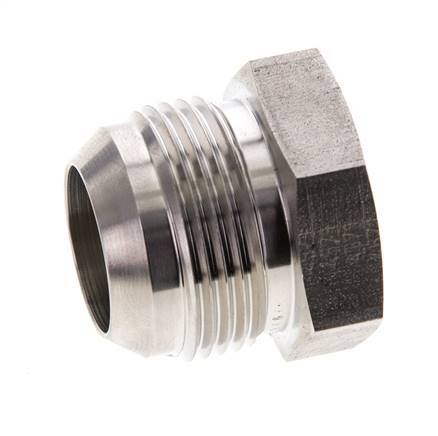 JIC Plug UN 1-5/16''-12 Stainless steel 170bar (2388.5psi)