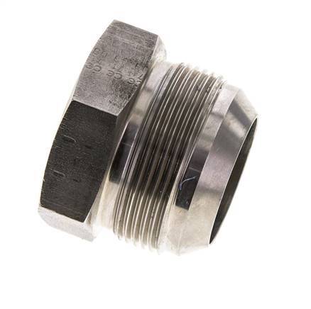 JIC Plug UN 1-7/8''-12 Stainless steel 100bar (1405.0psi)