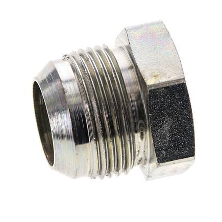 JIC Plug UN 1-5/16''-12 Steel 170bar (2388.5psi)