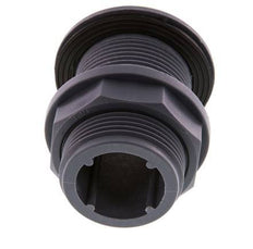 Screw Connection for Drain Cocks G1 1/4'' DN13 Bulkhead Polypropylene (pp) EPDM 10bar (140.5psi) FDA