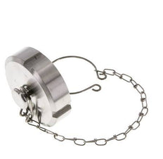 Cap Nut Rd58 X 1/6'' DN 32 Stainless Steel 1.4301 NBR DIN 11851 FDA 21 with Chain