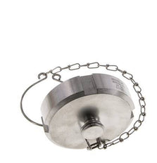 Cap Nut Rd65 X 1/6'' DN 40 Stainless Steel 1.4404 NBR DIN 11851 FDA 21 with Chain