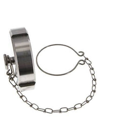 Cap Nut Rd65 X 1/6'' DN 40 Stainless Steel 1.4404 NBR DIN 11851 FDA 21 with Chain
