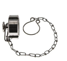 Cap Nut Rd34 X 1/8'' DN 15 Stainless Steel 1.4301 NBR DIN 11851 FDA 21 with Chain