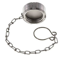 Cap Nut Rd34 X 1/8'' DN 15 Stainless Steel 1.4301 NBR DIN 11851 FDA 21 with Chain