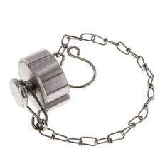 Cap Nut Rd28 X 1/8'' DN 10 Stainless Steel 1.4301 NBR DIN 11851 FDA 21 with Chain