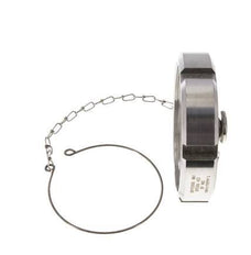Cap Nut Rd95 X 1/6'' DN 65 Stainless Steel 1.4404 NBR DIN 11851 FDA 21 with Chain