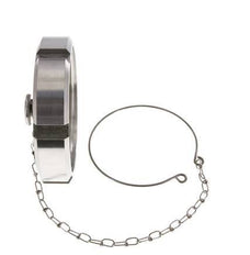 Cap Nut Rd95 X 1/6'' DN 65 Stainless Steel 1.4404 NBR DIN 11851 FDA 21 with Chain
