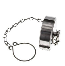 Cap Nut Rd52 X 1/6'' DN 25 Stainless Steel 1.4404 NBR DIN 11851 FDA 21 with Chain