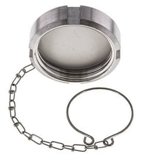 Cap Nut Rd65 X 1/6'' DN 40 Stainless Steel 1.4301 NBR DIN 11851 FDA 21 with Chain