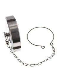 Cap Nut Rd78 X 1/6'' DN 50 Stainless Steel 1.4404 NBR DIN 11851 FDA 21 with Chain