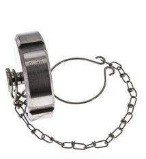 Cap Nut Rd58 X 1/6'' DN 32 Stainless Steel 1.4404 NBR DIN 11851 FDA 21 with Chain