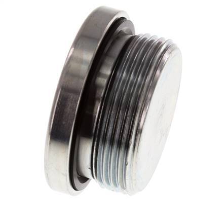 Plug M42 X 2 Steel NBR with Internal Hex 250bar (3512.5psi)