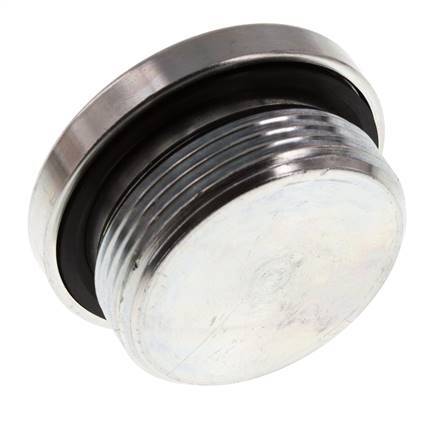 Plug M42 X 2 Steel NBR with Internal Hex 250bar (3512.5psi)