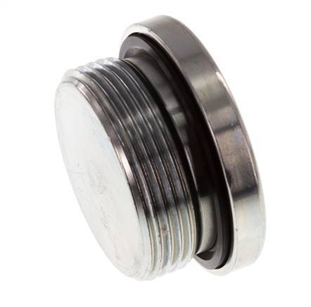 Plug M42 X 2 Steel NBR with Internal Hex 250bar (3512.5psi)
