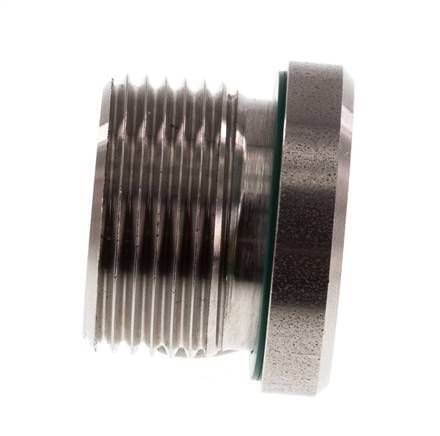 Plug M22 X 1.5 Stainless steel FKM with Internal Hex 400bar (5620.0psi)