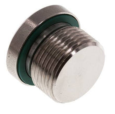 Plug M22 X 1.5 Stainless steel FKM with Internal Hex 400bar (5620.0psi)