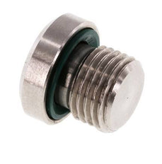 Plug M10 X 1 Stainless steel FKM with Internal Hex 400bar (5620.0psi)