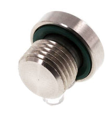 Plug M10 X 1 Stainless steel FKM with Internal Hex 400bar (5620.0psi)