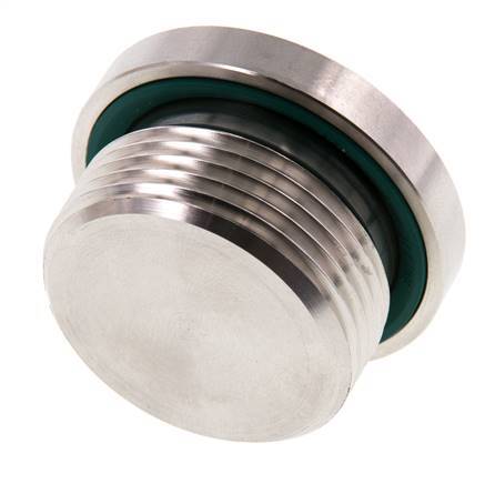 Plug M33 X 2 Stainless steel FKM with Internal Hex 400bar (5620.0psi)