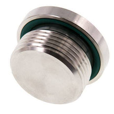 Plug M33 X 2 Stainless steel FKM with Internal Hex 400bar (5620.0psi)