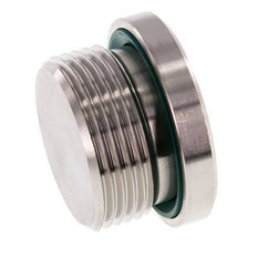 Plug M33 X 2 Stainless steel FKM with Internal Hex 400bar (5620.0psi)