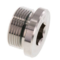 Plug M33 X 2 Stainless steel FKM with Internal Hex 400bar (5620.0psi)