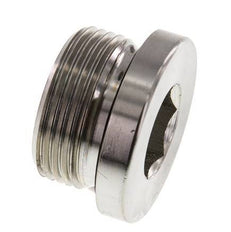 Plug M33 X 2 Steel NBR with Internal Hex 400bar (5620.0psi)