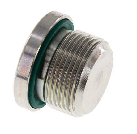 Plug M26 X 1.5 Steel FKM with Internal Hex 400bar (5620.0psi)