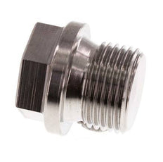 Plug G3/8'' Stainless steel with Collar and External Hex 40bar (562.0psi)