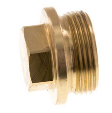 Plug G1 1/4'' Brass with Collar and External Hex 16bar (224.8psi)
