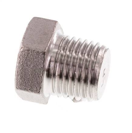 Plug R1/4'' Stainless steel with External Hex 16bar (224.8psi) [5 Pieces]