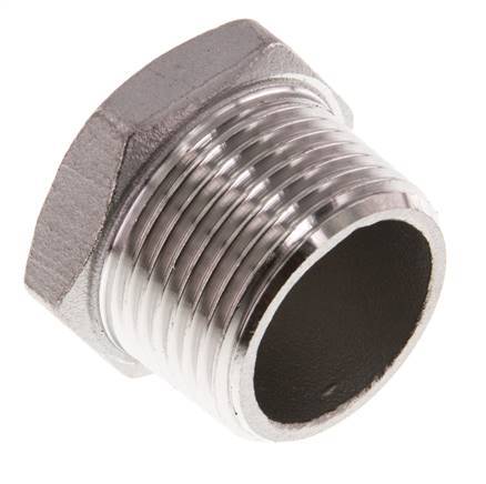 Plug R3/4'' Stainless steel with External Hex 16bar (224.8psi) [2 Pieces]