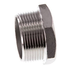 Plug R1 1/2'' Stainless steel with External Hex 16bar (224.8psi)