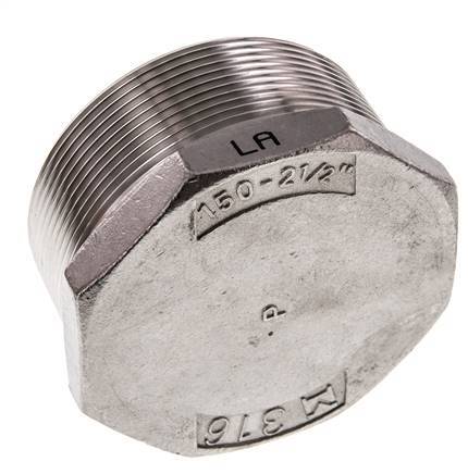 Plug R2 1/2'' Stainless steel with External Hex 16bar (224.8psi)