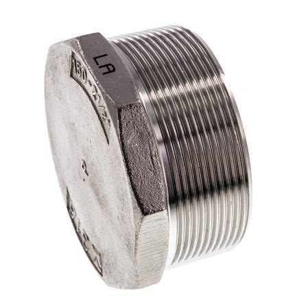 Plug R2 1/2'' Stainless steel with External Hex 16bar (224.8psi)