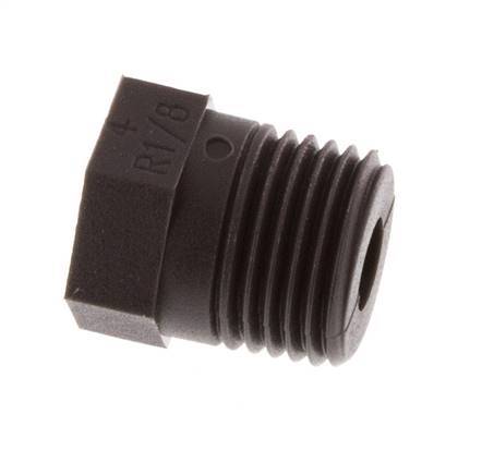 Plug R1/8'' Pa 6 with External Hex 8bar (112.4psi) [20 Pieces]