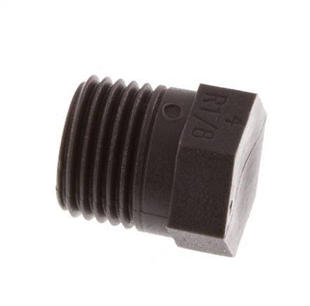 Plug R1/8'' Pa 6 with External Hex 8bar (112.4psi) [20 Pieces]