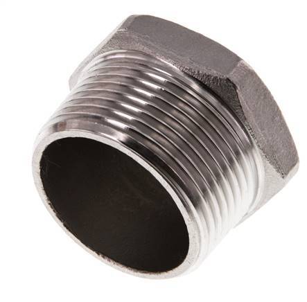 Plug R1 1/4'' Stainless steel with External Hex 16bar (224.8psi)