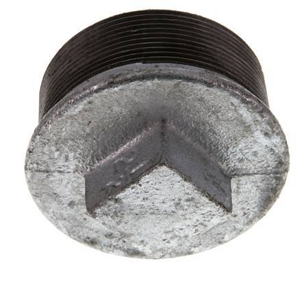 Plug R2 1/2'' Malleable cast iron with External Square 25bar (351.25psi)
